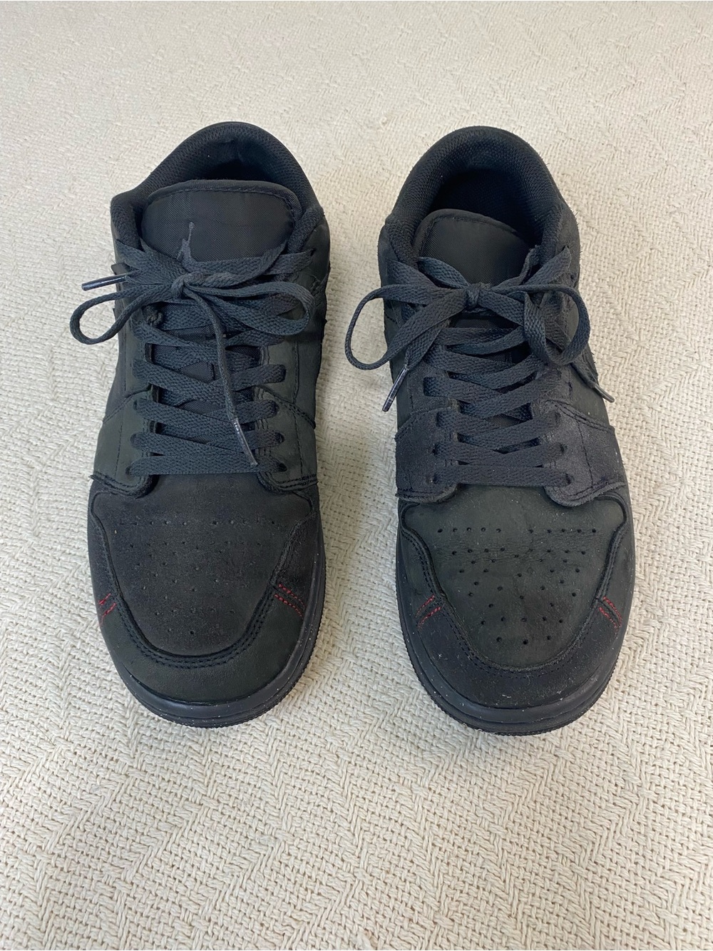 Jordan Men’s Size 9.5 Air Jordan 1 Low SE Craft Dark Smoke Grey Red FD8635-001